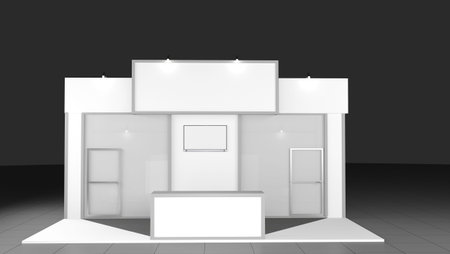 Trade exhibition stand.