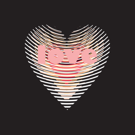 Love symbol, logo, isolated, graphic resourcedのイラスト素材