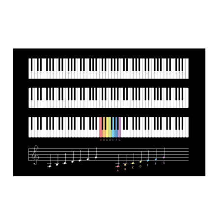 Pianoのイラスト素材