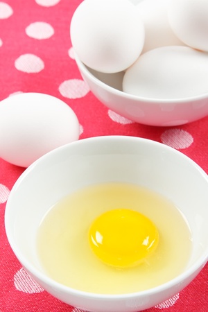 Eggs are a healthy food and a dangerous allergen for anyone with a food allergyの写真素材
