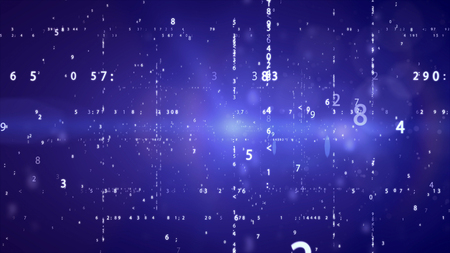 binary code on abstract technology backgroundの写真素材