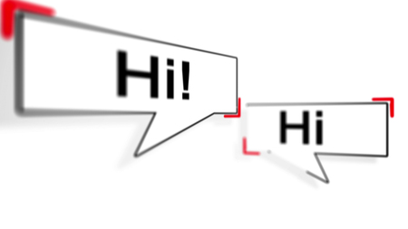 Illustration. Speech bubble dialogue. Conversation concept. Online chat.の写真素材