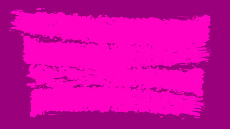 A festive 3d illustration of hazy pink brush strokes painted in the bright purple background. They create the celebratory spirit of happiness, joy, and pleasure.   の写真素材
