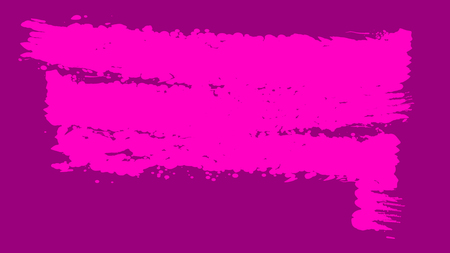 A jovial 3d illustration of obscure rosy brush strokes painted horizontally in the bright purple background. They create the celebratory spirit of happiness, joy and enjoyment.   の写真素材