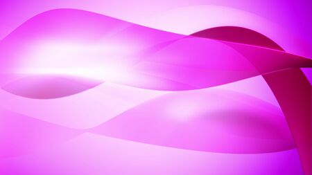 3d rendering of lovely pinky wavy background with bended lines の写真素材