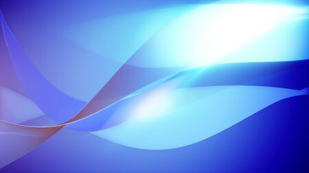 3d rendering of lovely wavy background with bended linesの写真素材