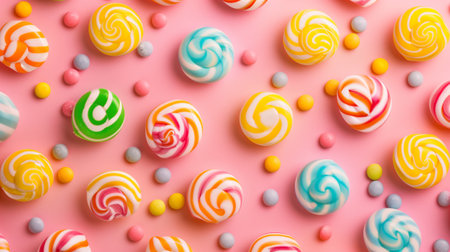 Candy pattern backgroundの素材