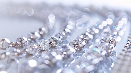 A line constructed from platinum.の素材