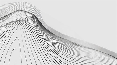 A simple abstract background featuring black and white lines.の素材