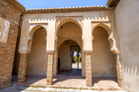 Interior of the Alcazaba of Malaga, Spainのeditorial素材