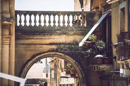 View of Noto, Sicily, Italyの写真素材