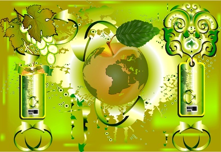 Natural fruitのイラスト素材