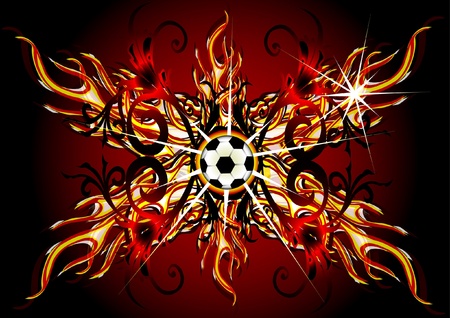 Football ballのイラスト素材
