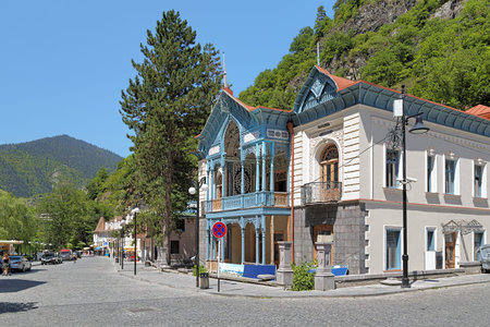 House of the Iranian consul Mirza-Riza-Khan (also called House Phiruza) and 9 April street in...