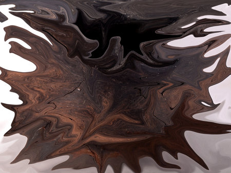 Abstract artwork based on distorted and twisted photograph.の写真素材