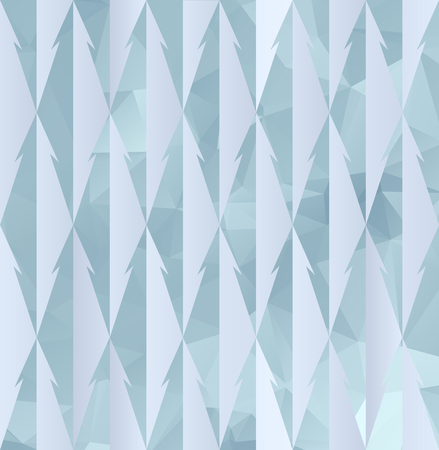 Light geometric Christmas Seamless pattern with fur tree. New Year polygonal background. Vector,  EPS 8.のイラスト素材