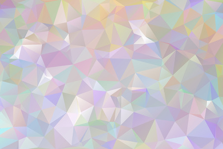 Abstract light polygonal background. Pastel colorsのイラスト素材