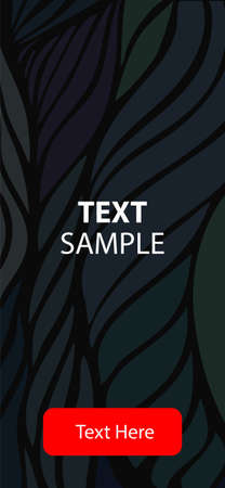 Mobile application interface design. Dark background with stripesのイラスト素材