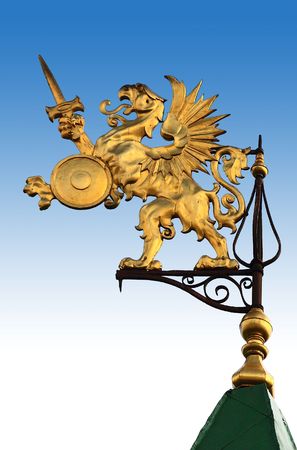 The weathercock in the roof, Moscow, Russiaの写真素材