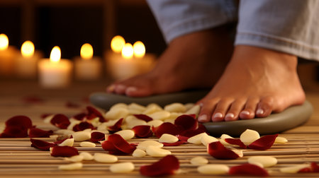 Revitalizing Foot Massage to Relieve Tension, Enhance Circulation, and Induce Relaxationの素材