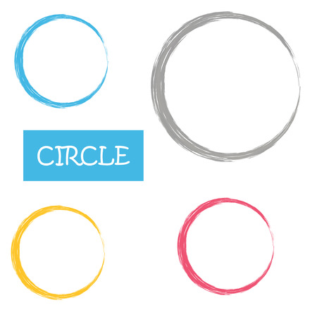 Beautiful watercolor design elements. Vector grunge brush.のイラスト素材