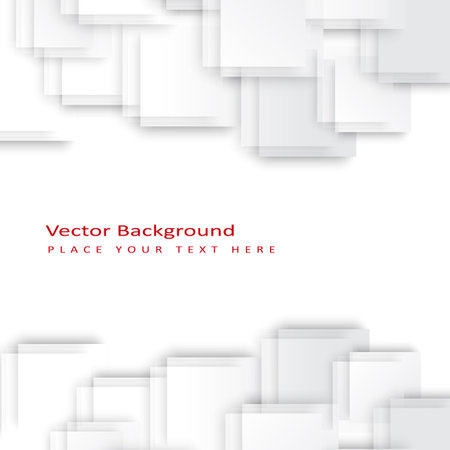 Abstract vector squares background. The template is ready to accommodate your textのイラスト素材