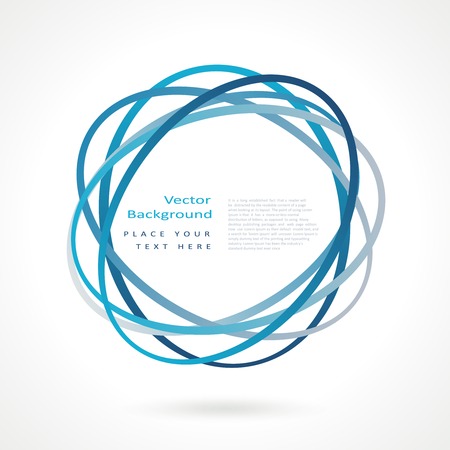Abstract circle frame. Vector icon design templateのイラスト素材