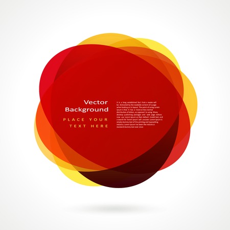 Abstract circle frame. Vector design templateのイラスト素材