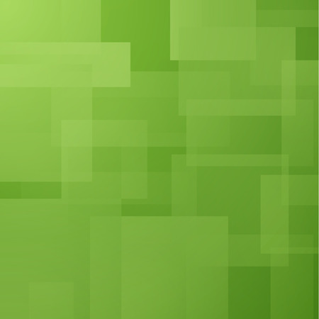 Abstract vector background with green transparent rectanglesのイラスト素材