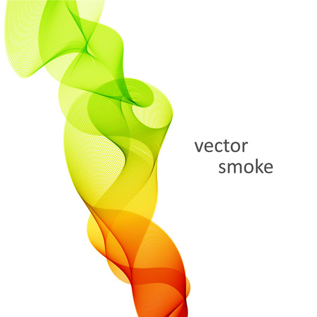 Abstract vector colorful background with transparent smokeのイラスト素材