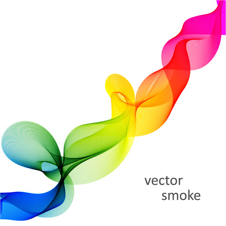 Abstract vector colorful background with transparent smokeのイラスト素材