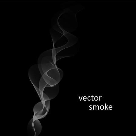 Abstract vector monochrome background with cigarette smokeのイラスト素材