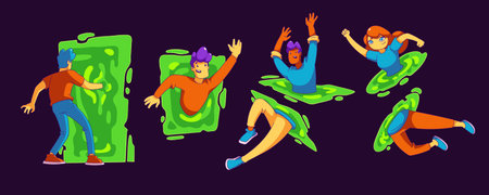 People go through portals or teleport. Concept of travel in time and space dimension, quantum leap...