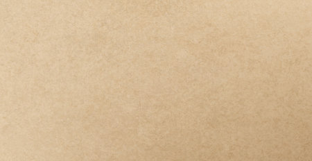 Background of brown kraft paper or cardboard texture. Abstract pattern of beige rough carton, old paper sheet, parchment or papyrus surface, vector realistic illustrationのイラスト素材