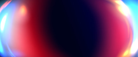 Retro filter overlay effect of photo film burn. Realistic vector illustration of light flare blurry texture with noise and grain. Frame of distressed aged exposed photography with glare and dust.のイラスト素材