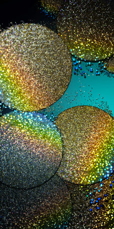 Abstract sparkling fantastic background. Template for your design, banner, flyer,smartphone screen, mobile application.の写真素材