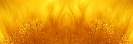 Defocused warm background with space for text. Blurred orange and yellow background. Abstract...