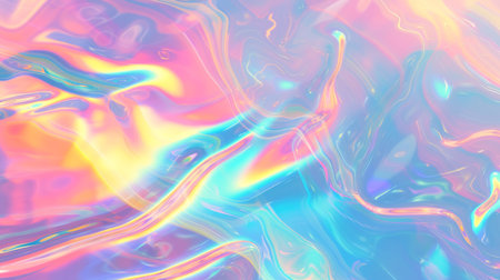 Pearl nacreous gradient melty background.の素材