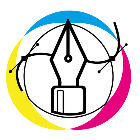 Cmyk logoのイラスト素材