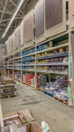 Russia Krasnodar, November 8, 2023, building materials storeのeditorial素材