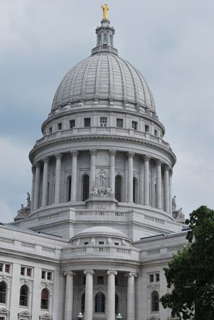 The Capitol Building In Madison, Wisconsinの写真素材