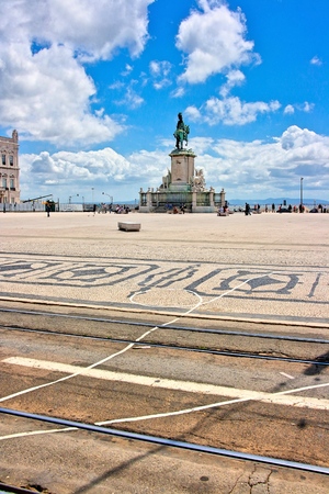 Lisbon is the capital and the largest city of Portugalの写真素材