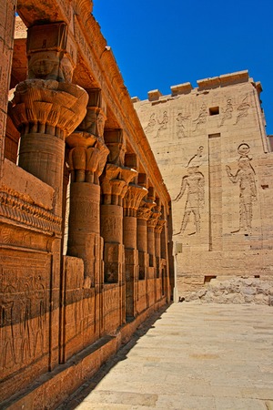 Temple of Isis at Philae â Aswan, Egyptのeditorial素材