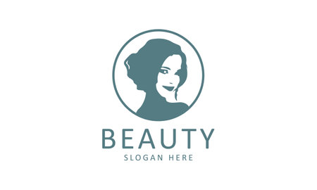 Creative and Modern Face Beauty Logoのイラスト素材