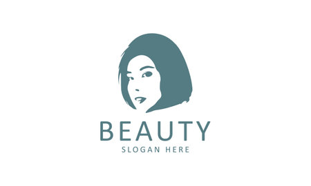 Creative and Modern Face Beauty Logoのイラスト素材