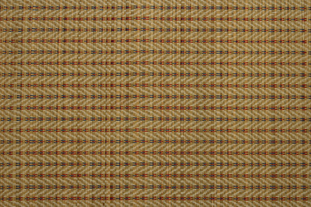 a reed mat weaves , handicraft , of Thai