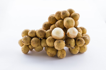 Longkong Thai fruit has sweet mix sourの写真素材