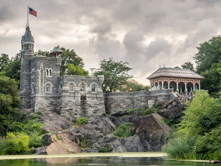 The Belvedere Castle in Central Park, New Yorkのeditorial素材