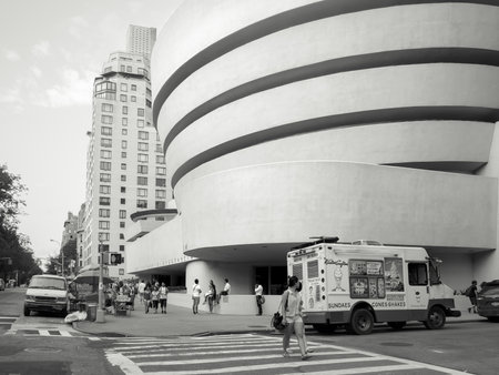 The Solomom R. Guggenheim Museum in New York Cityのeditorial素材
