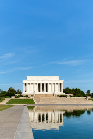The Lincoln Memorial in Washington D.C.のeditorial素材